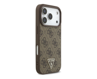 Guess 4G Strap Triangle Logo MagSafe do iPhone 17 Pro brązowy - 1365511 - zdjęcie 2